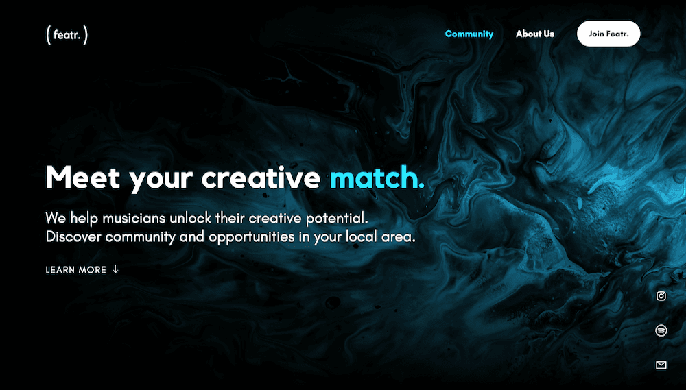 Featr. Website